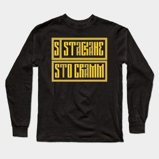 Unique Lettering T-Shirt Design Long Sleeve T-Shirt